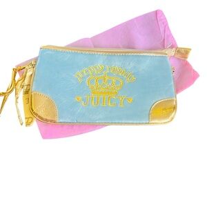 Juicy Couture Pink and Gold Wristlet